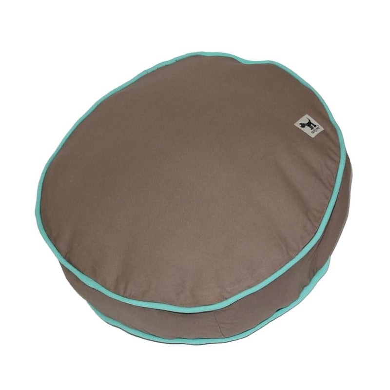 Molly Mutt Petite Dog Duvet Cover - Round - Wild Horses Print - Measures 20â€™â€™ x 4â€™â€™ - 100% Cotton - Durable - Breathable - Sustainable - Machine Washable Dog Bed Cover - Pre-Shrunk - Image 1